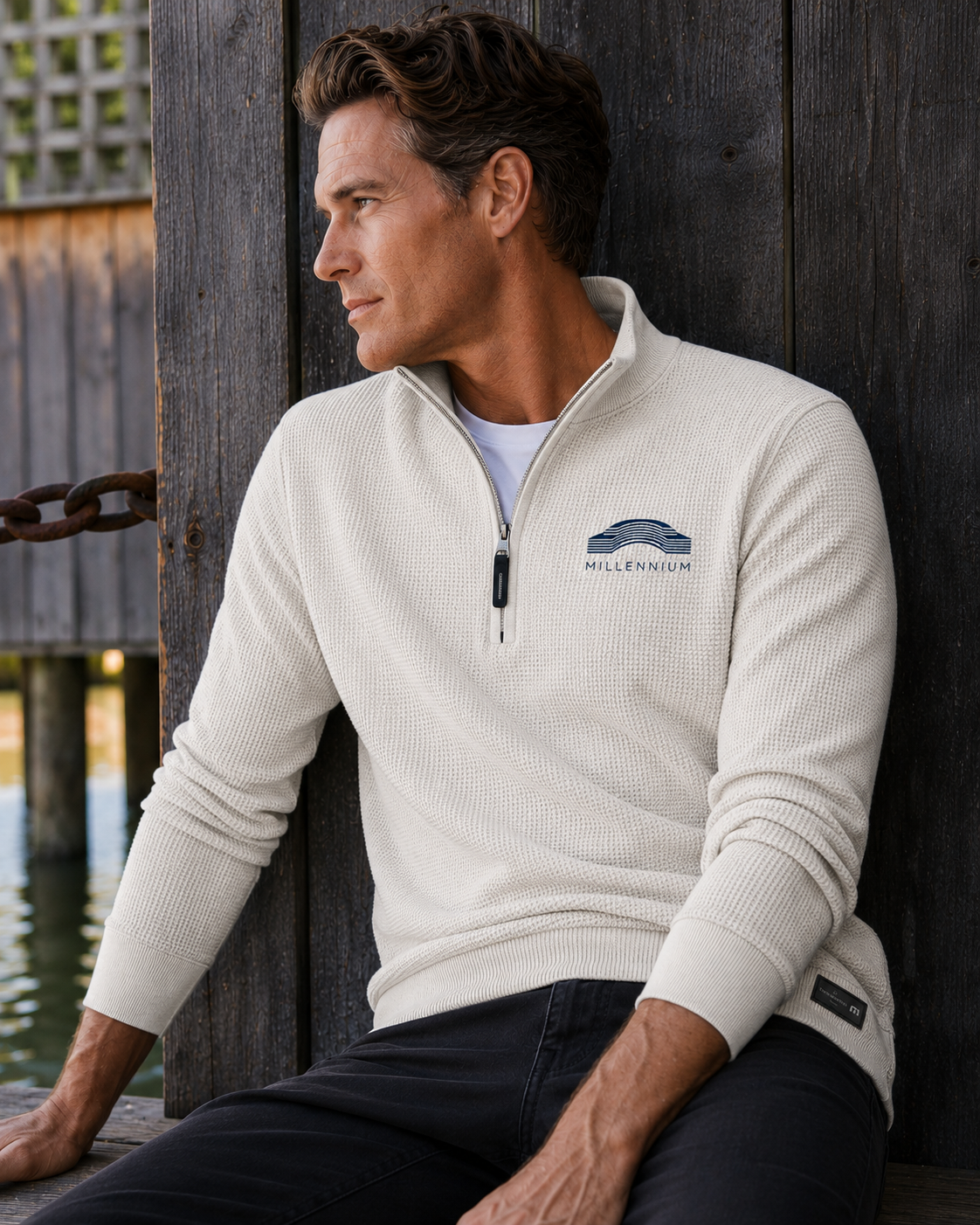 TravisMathew Waffle 1/4-Zip