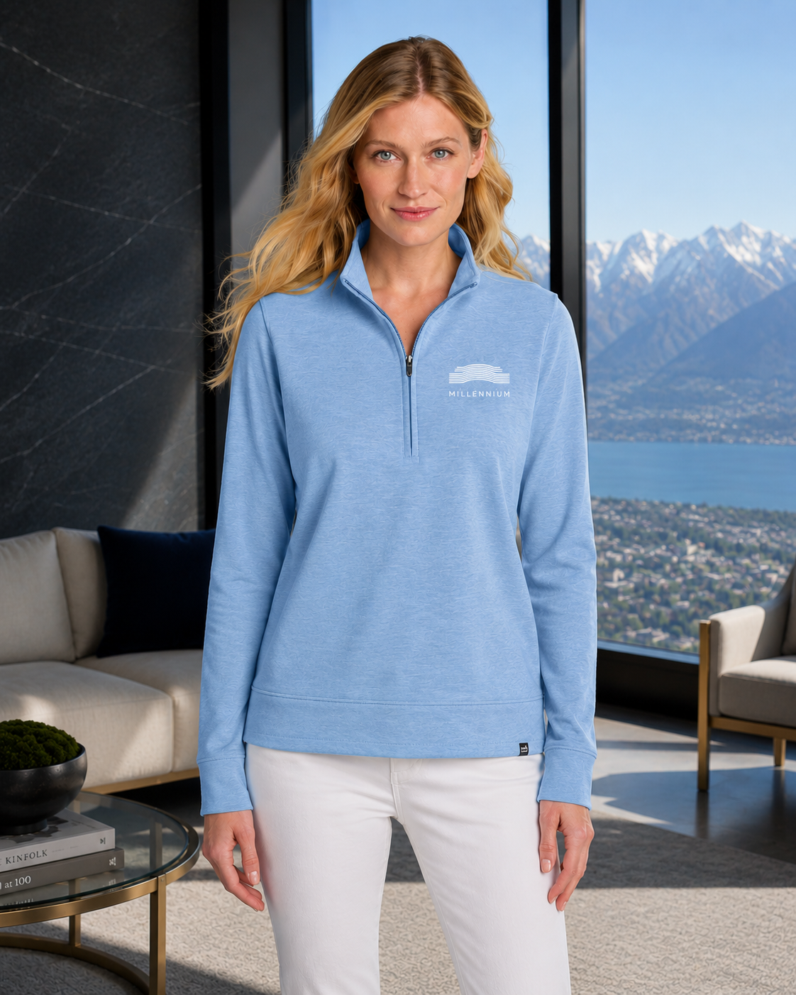 TravisMathew Coveside 1/2-Zip für Damen