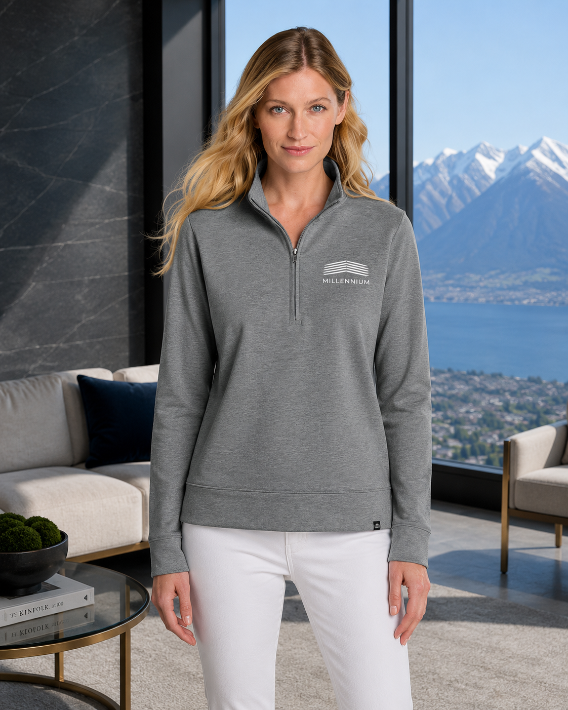 TravisMathew Coveside 1/2-Zip für Damen