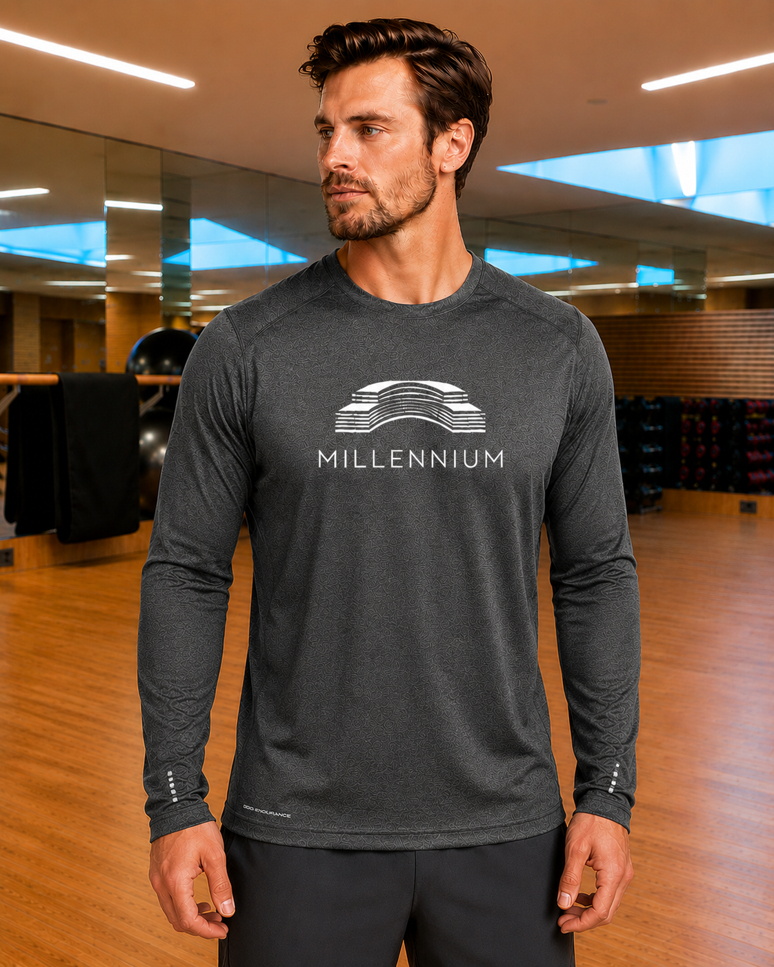 OGIO® Herren Langarm-Shirt Pulse Crew