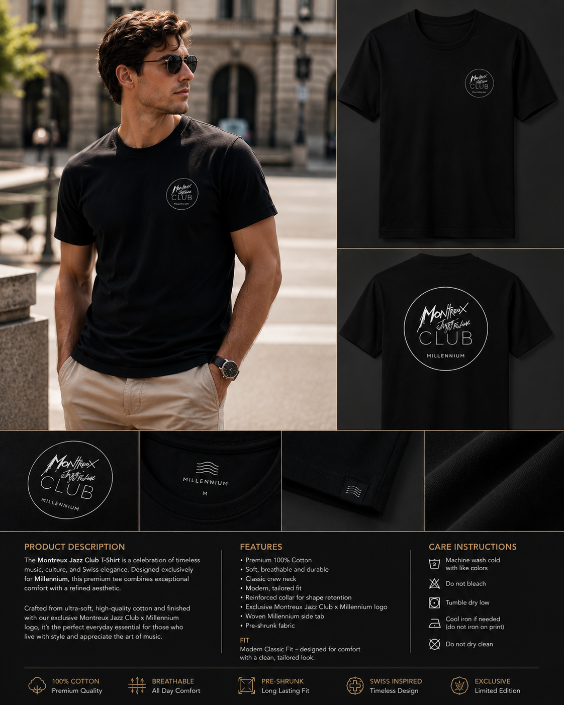 Montreux Jazz Club Premium T-Shirt